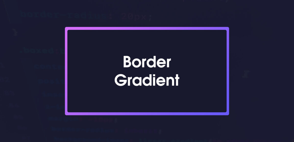border gradient trong css