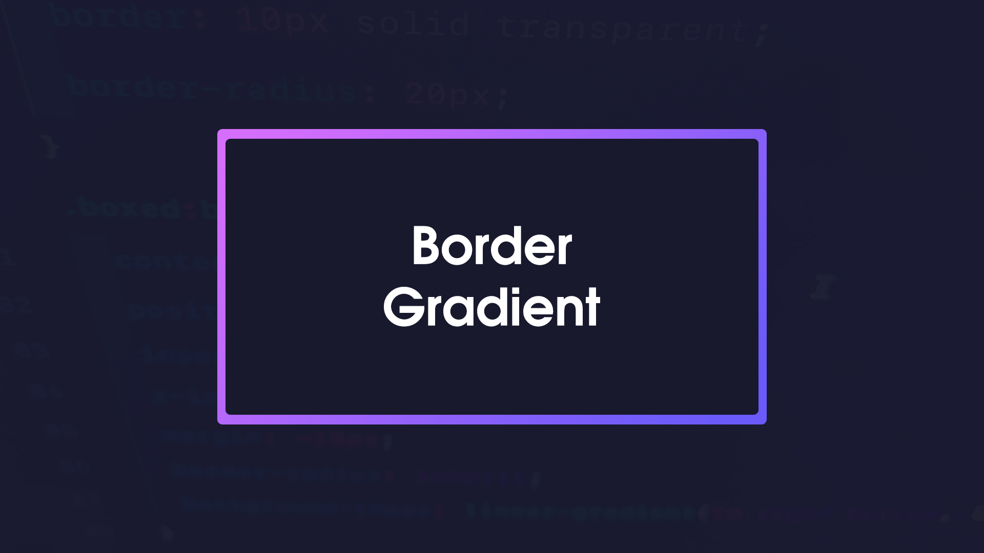 3 cách làm Border Gradient trong CSS mà bạn nên biết - Evondev Blog